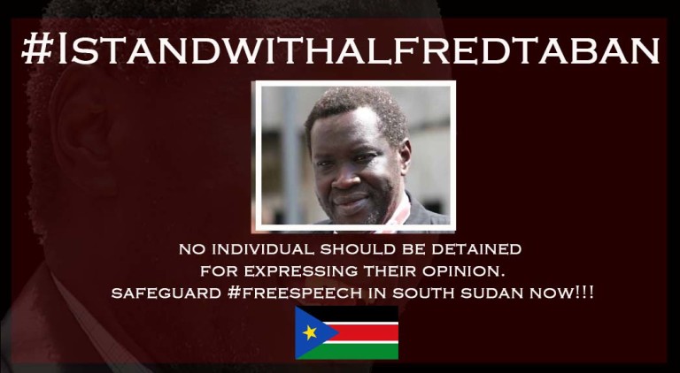 Alfred Taban should be Released