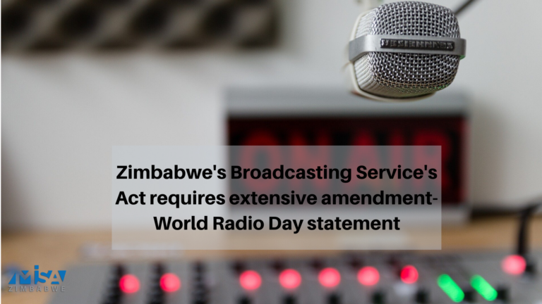 Zimbabwe’s Broadcasting Service’s Act Requires Extensive Amendment