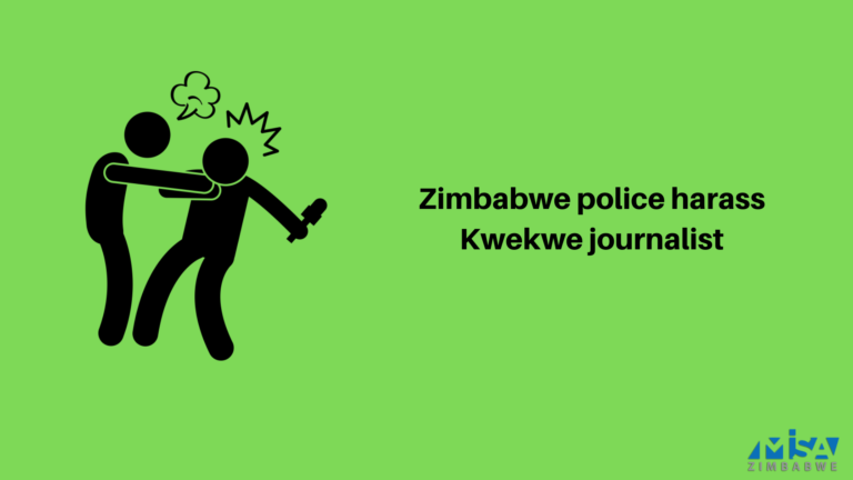 Zimbabwe Police Harass Journalist