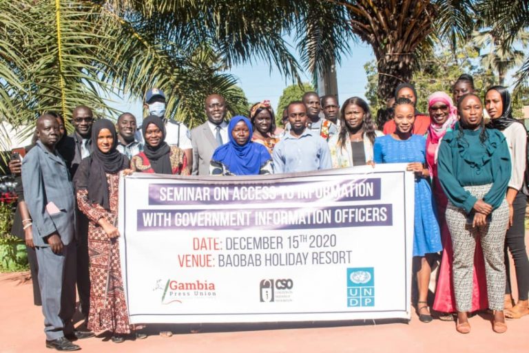 Gambia Press Union Welcomes the Passing of Access to Information Bill 2021